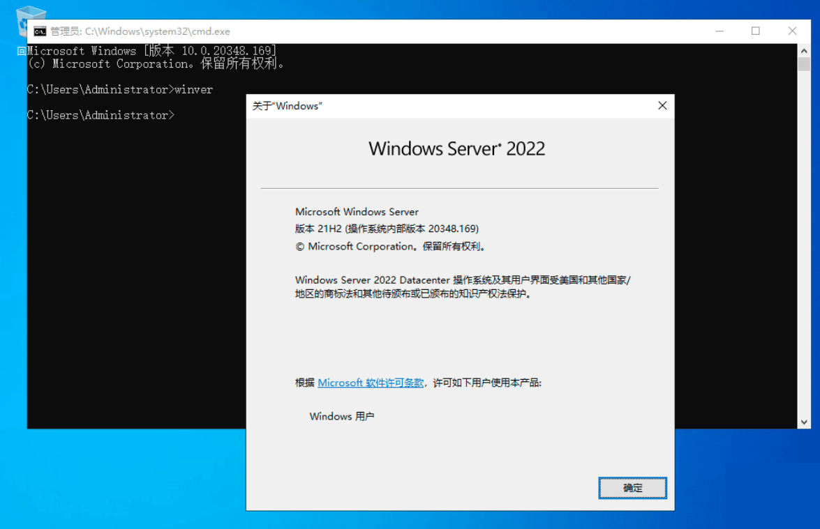 WindowsServer 2022 21H2 2021年10月版