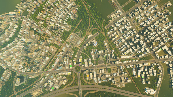 《城市：天际线 Cities: Skylines》中文版百度云迅雷下载v1.17.0.F3豪华版|集成全DLCs|容量17.6G|官方简体中文|支持键盘.鼠标|赠官方原声13首OST|赠多项修改器|赠200实用资产MODs|赠满金币初始存档