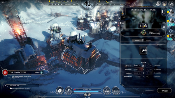 《冰汽时代 Frostpunk》中文版百度云迅雷下载Build.15262773|集成DLCs|容量10.1GB|官方简体中文|支持键盘.鼠标|赠音乐原声|赠多项修改器|赠满资源初始存档