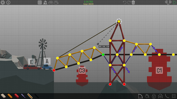 《桥梁建造师 Poly Bridge》中文版百度云迅雷下载v1.1.0