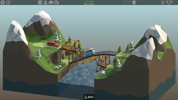 《桥梁建造师 Poly Bridge》中文版百度云迅雷下载v1.1.0