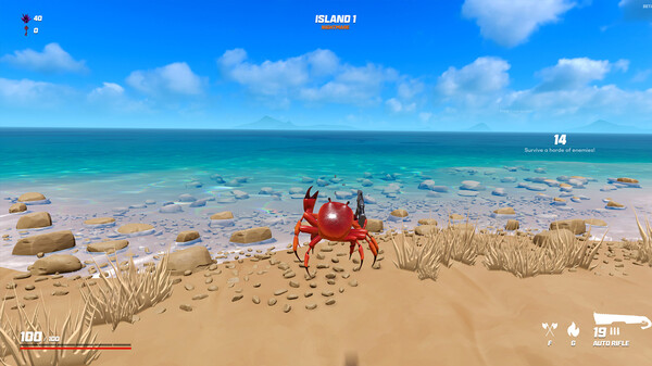 《螃蟹冠军 Crab Champions》英文版百度云迅雷下载Build.13743410|容量1.7GB|官方原版英文|支持键盘.鼠标.手柄