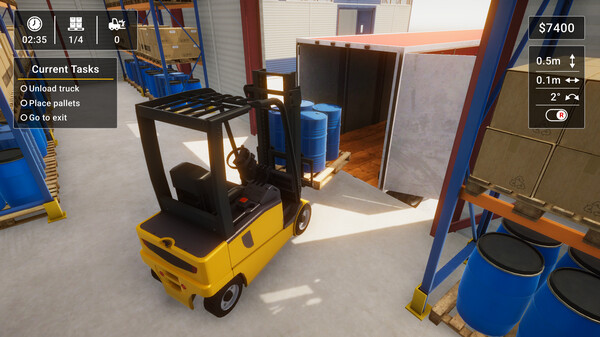 《叉车模拟器2023 Forklift Simulator 2023》中文版百度云迅雷下载