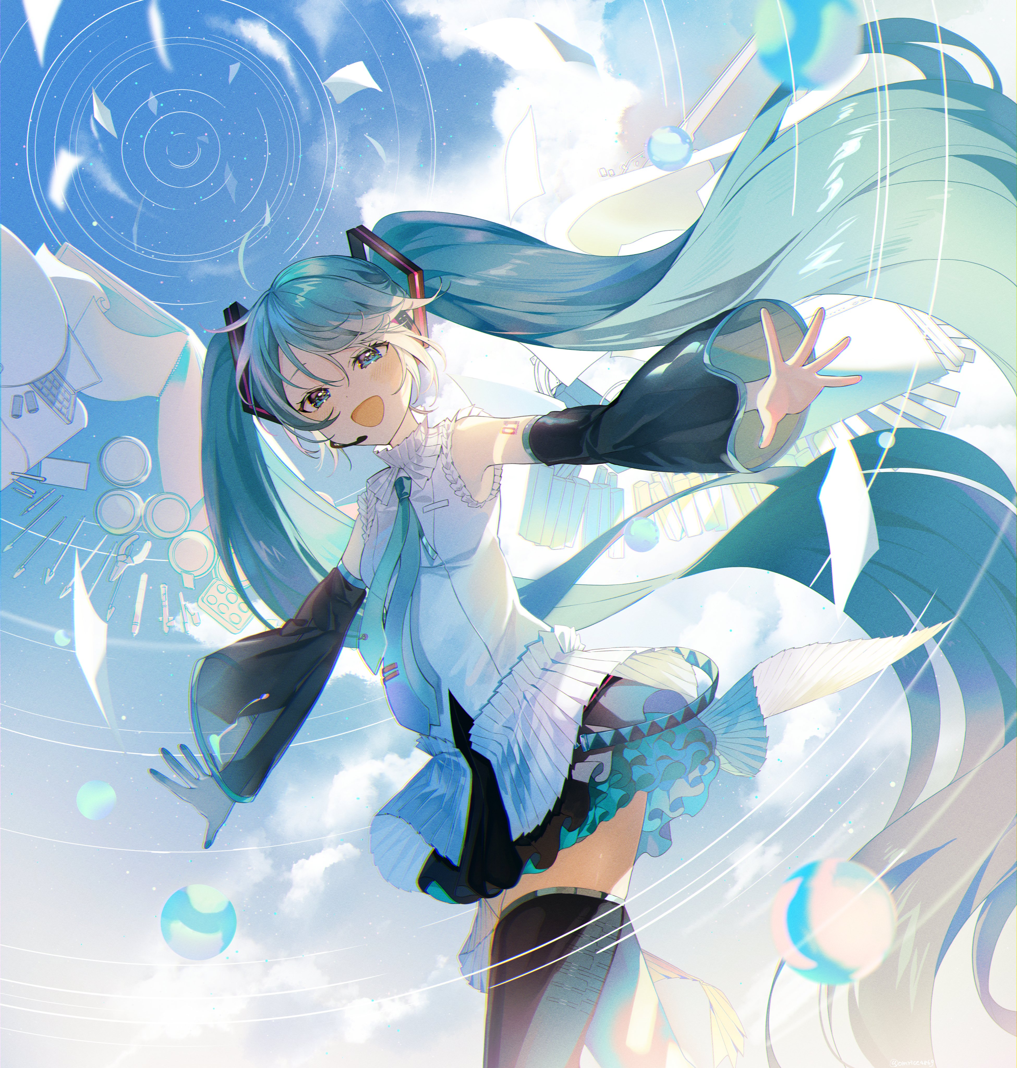 P站PIXIV 0831日推热搜美图 初音诞生日