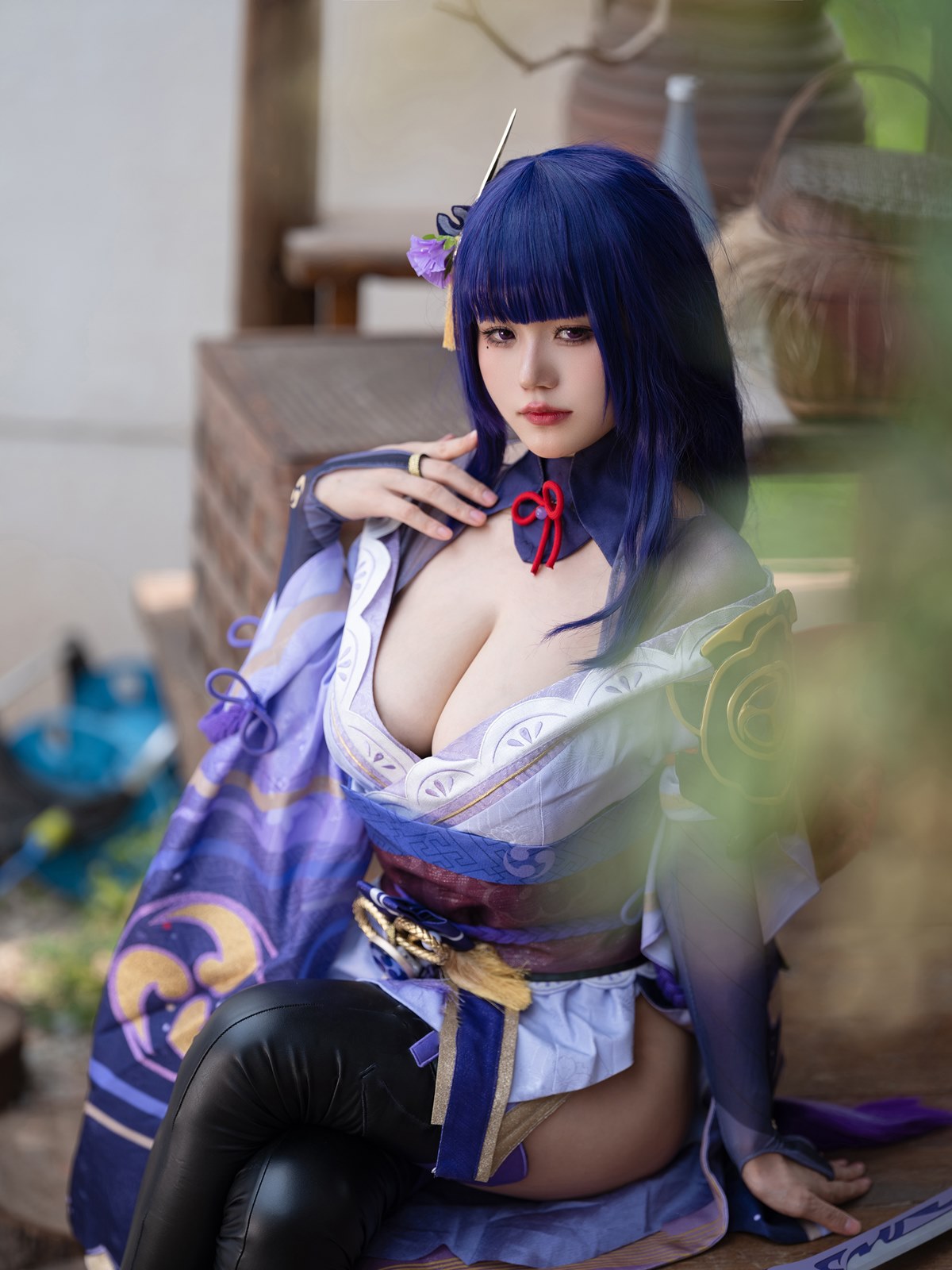 人气Coser@小仓千代 原神 雷电将军